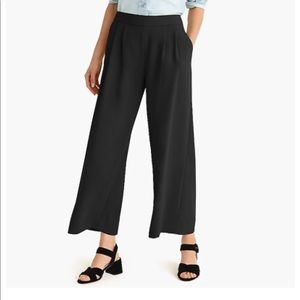 J. Crew Wide-leg Crop Pant in 365 Crepe